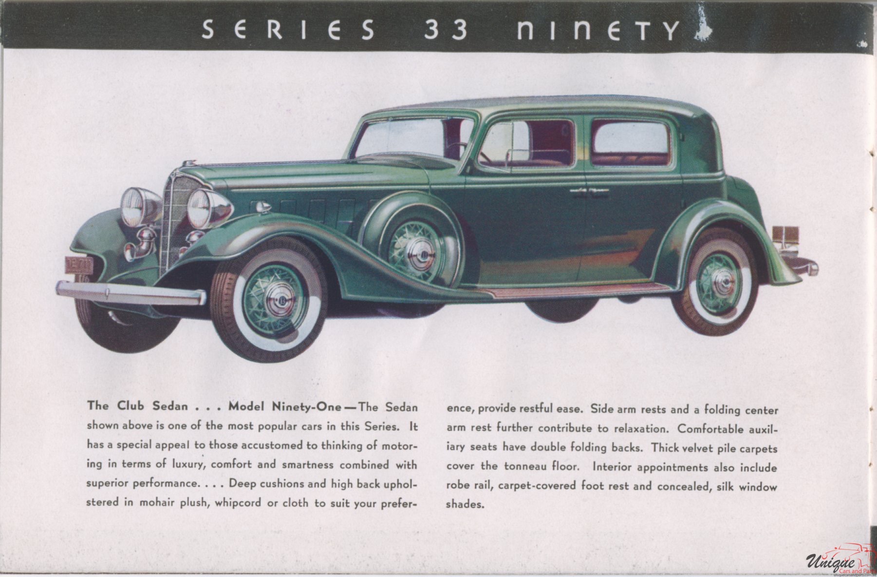1933 Buick Brochure Page 10